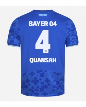 Billige Fotballdrakt Bayer Leverkusen Jarell Quansah #4 Replika Tredjedrakt 2025-26 Kortermet Billige Fotballdrakt Bayer Leverkusen Jarell Quansah #4 Replika Tredjedrakt 2025-26 Kortermet